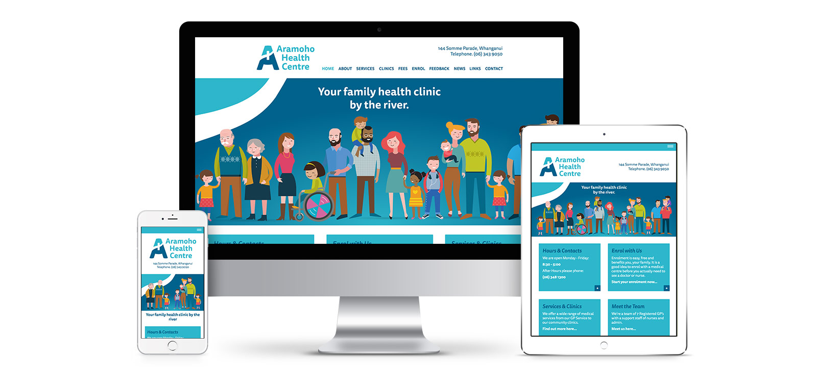 Aramoho Health Centre Website Development