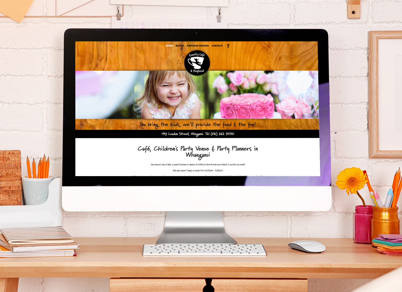 Country Cafe & Playground Website Development