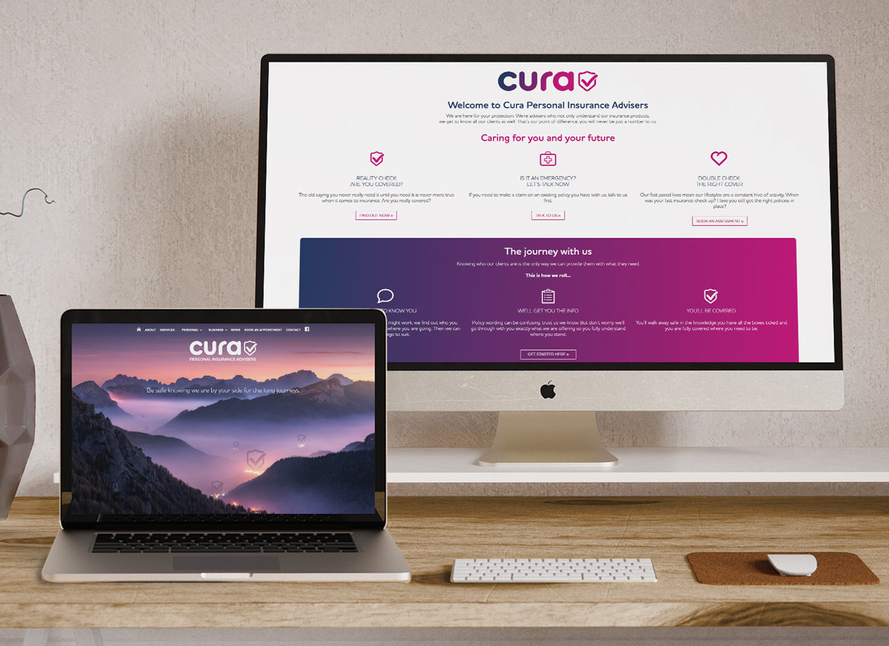 Cura Insurance Website Development